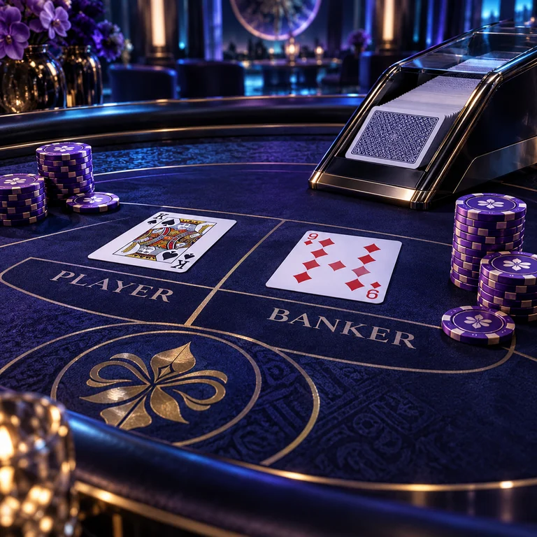 Lounge Baccarat game concept cover