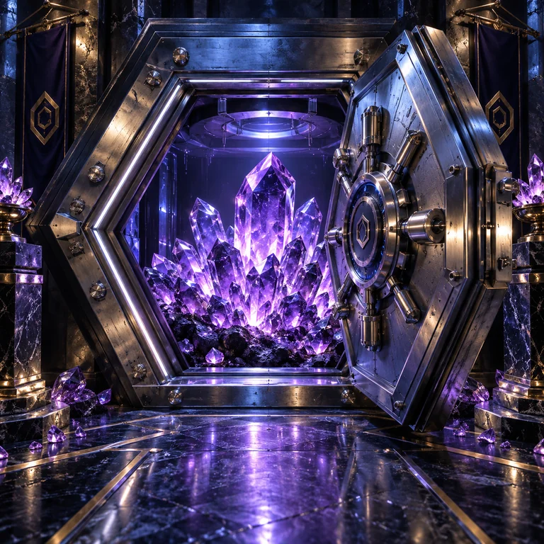 Crystal Vault game concept cover